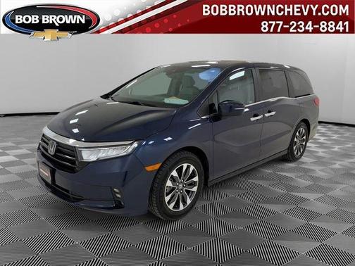 Blue 2024 Honda Odyssey EX-L