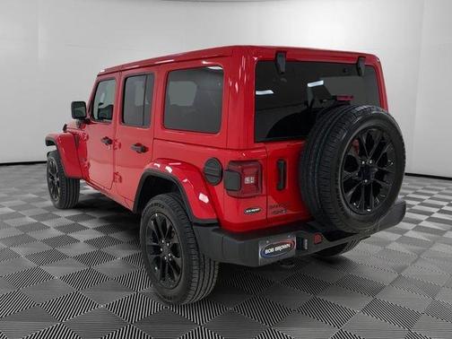 Red 2025 Jeep Wrangler 4xe Sahara