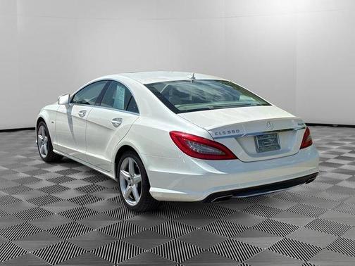 White 2012 Mercedes-Benz CLS-Class