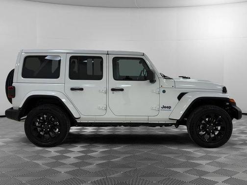 Bright White Clearcoat 2025 Jeep Wrangler 4xe Sahara