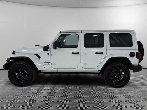 Bright White Clearcoat 2025 Jeep Wrangler 4xe Sahara