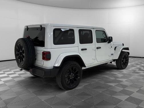 Bright White Clearcoat 2025 Jeep Wrangler 4xe Sahara