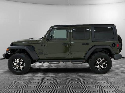 Green 2021 Jeep Wrangler Unlimited Sport Altitude