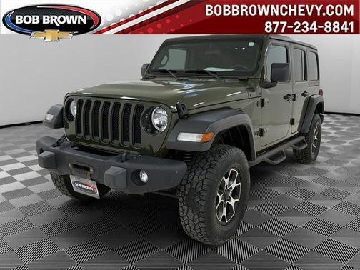 Green 2021 Jeep Wrangler Unlimited Sport Altitude