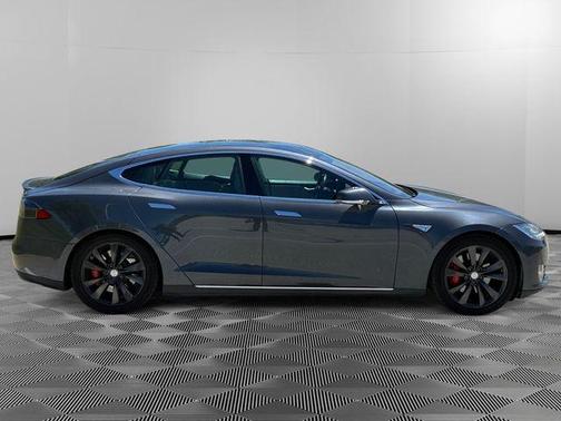 Silver 2015 Tesla Model S
