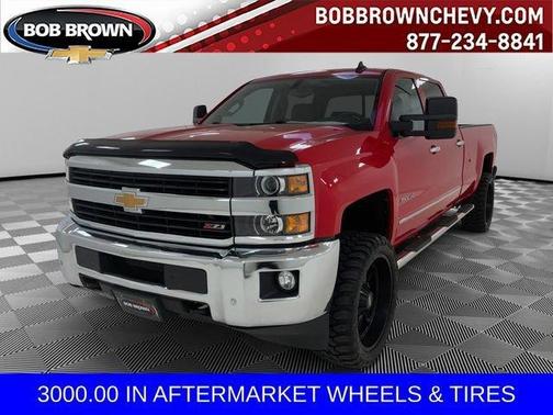 Red 2016 Chevrolet Silverado 2500 LTZ