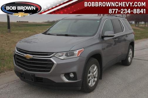 Satin Steel Metallic 2019 Chevrolet Traverse LT Cloth