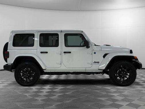 Bright White Clearcoat 2025 Jeep Wrangler 4xe Sahara