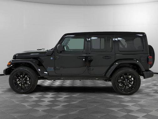 Black 2025 Jeep Wrangler 4xe Sahara