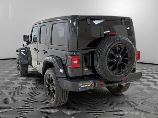 Black 2025 Jeep Wrangler 4xe Sahara