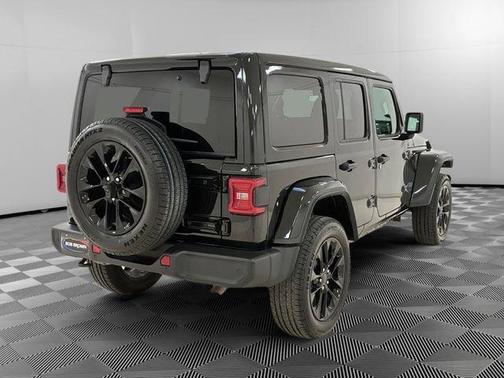Black 2025 Jeep Wrangler 4xe Sahara
