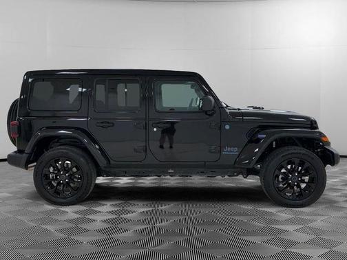 Black 2025 Jeep Wrangler 4xe Sahara