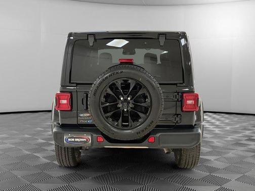Black 2025 Jeep Wrangler 4xe Sahara
