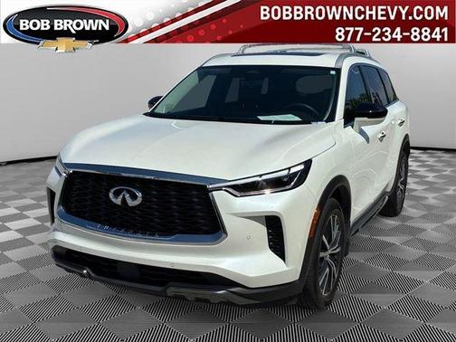 Majestic White 2025 INFINITI QX60 SENSORY