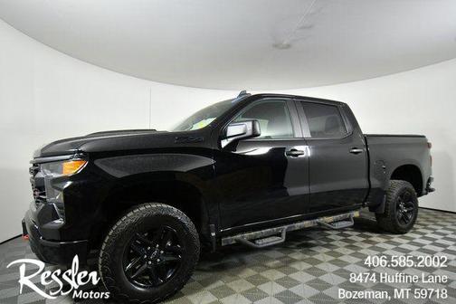 Black 2023 Chevrolet Silverado 1500 Custom Trail Boss