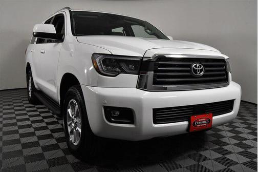 Super White 2019 Toyota Sequoia SR5