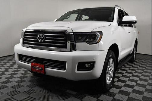 Super White 2019 Toyota Sequoia SR5