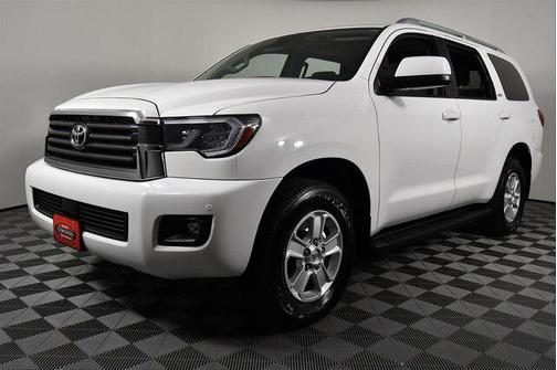 Super White 2019 Toyota Sequoia SR5