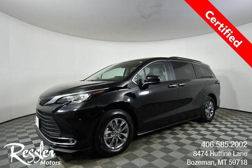 Midnight Black Metallic 2023 Toyota Sienna XLE