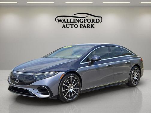 Blue 2022 Mercedes-Benz EQS 580 4MATIC