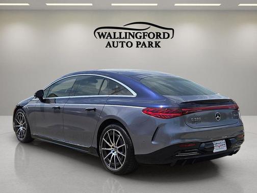 Blue 2022 Mercedes-Benz EQS 580 4MATIC