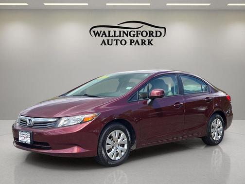 Red 2012 Honda Civic LX