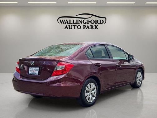 Red 2012 Honda Civic LX