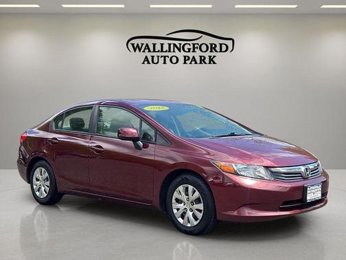 Red 2012 Honda Civic LX