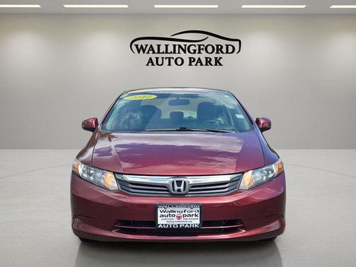 Red 2012 Honda Civic LX