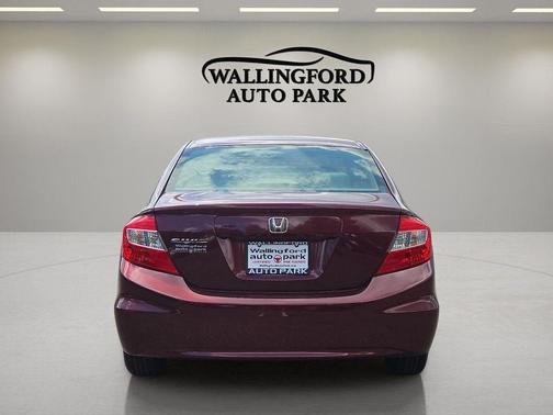 Red 2012 Honda Civic LX