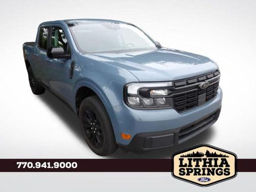 Azure Gray Metallic Tri-Coat 2024 Ford Maverick Lariat