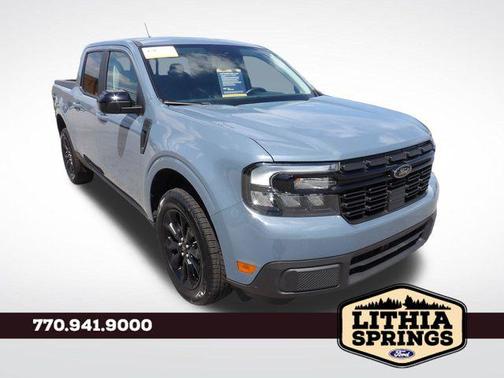Azure Gray Metallic Tri-Coat 2024 Ford Maverick Lariat