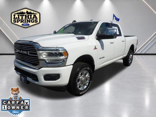 Bright White Clearcoat 2024 RAM 2500 Laramie Crew Cab 4x4 6'4' Box