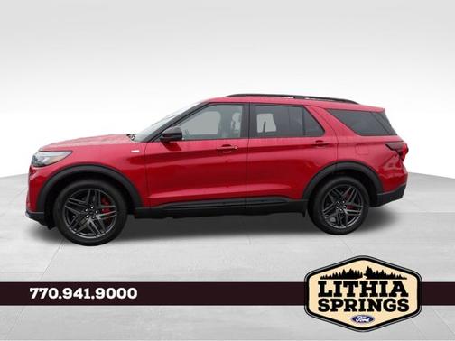 Red Metallic 2026 Ford Explorer ST-Line