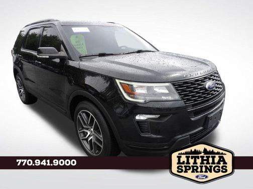 Agate Black Metallic 2019 Ford Explorer Sport