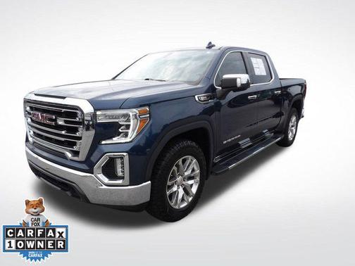 Pacific Blue Metallic 2021 GMC Sierra 1500 SLT