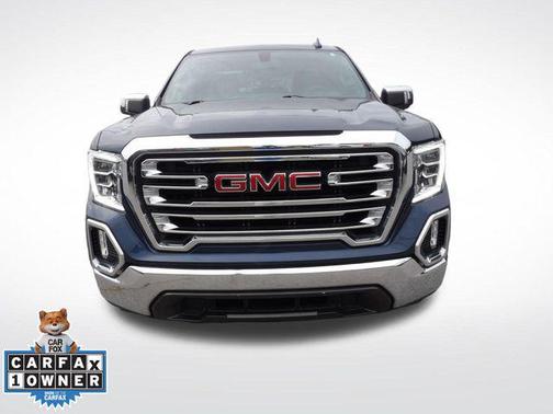 Pacific Blue Metallic 2021 GMC Sierra 1500 SLT