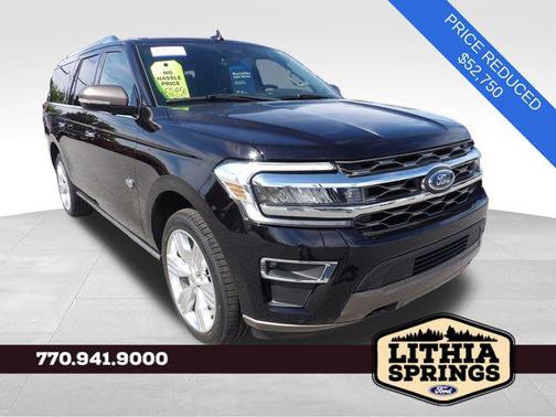 Agate Black Metallic 2022 Ford Expedition Max King Ranch