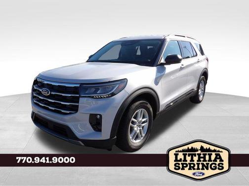 Space White Metallic 2026 Ford Explorer Active