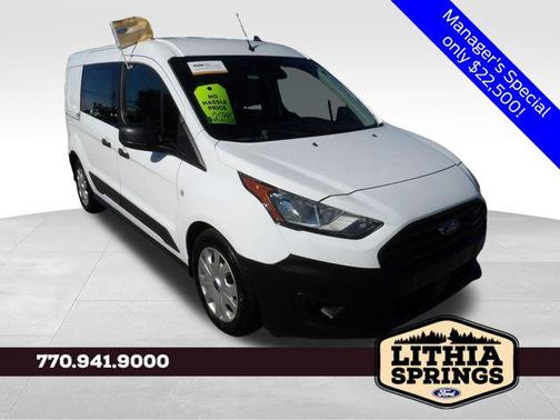 Frozen White 2022 Ford Transit Connect XL Cargo Van