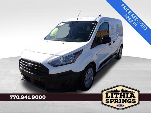 Frozen White 2022 Ford Transit Connect XL Cargo Van