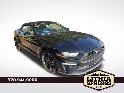 Shadow Black 2018 Ford Mustang EcoBoost