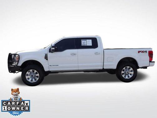 Star White Metallic Tri-Coat 2022 Ford F-350 Platinum