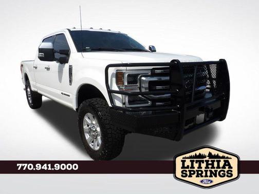 Star White Metallic Tri-Coat 2022 Ford F-350 Platinum