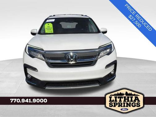 Platinum White Pearl 2020 Honda Pilot AWD Elite
