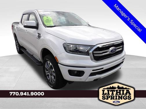 White Platinum Tri-Coat 2019 Ford Ranger LARIAT