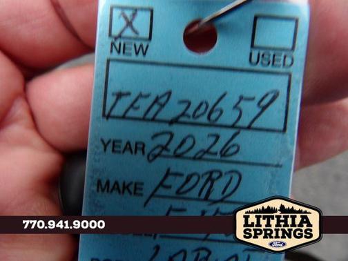 Agate Black Metallic 2026 Ford F-150 Lariat