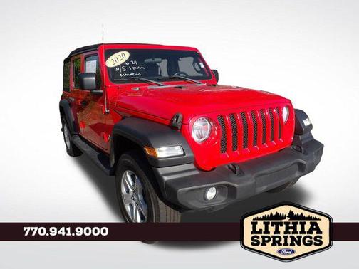 Red Clearcoat 2020 Jeep Wrangler Unlimited Sport S