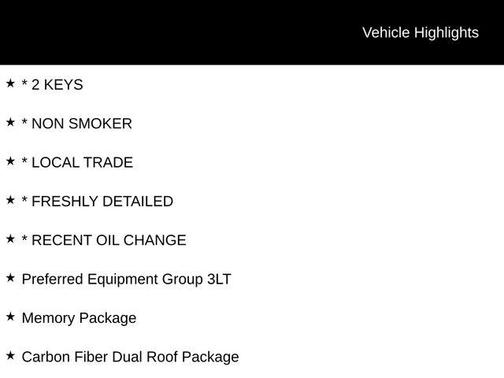 2016 Chevrolet Corvette Stingray Z51
