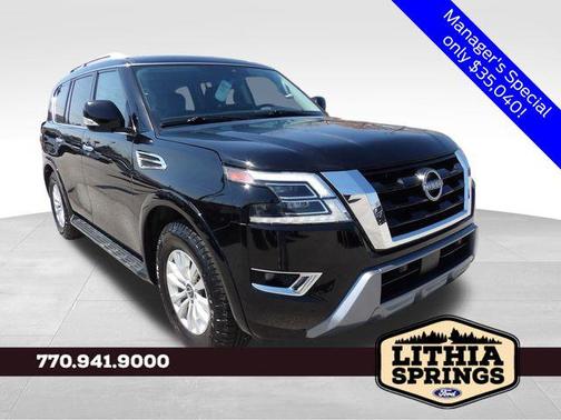 Super Black 2024 Nissan Armada SV 4WD
